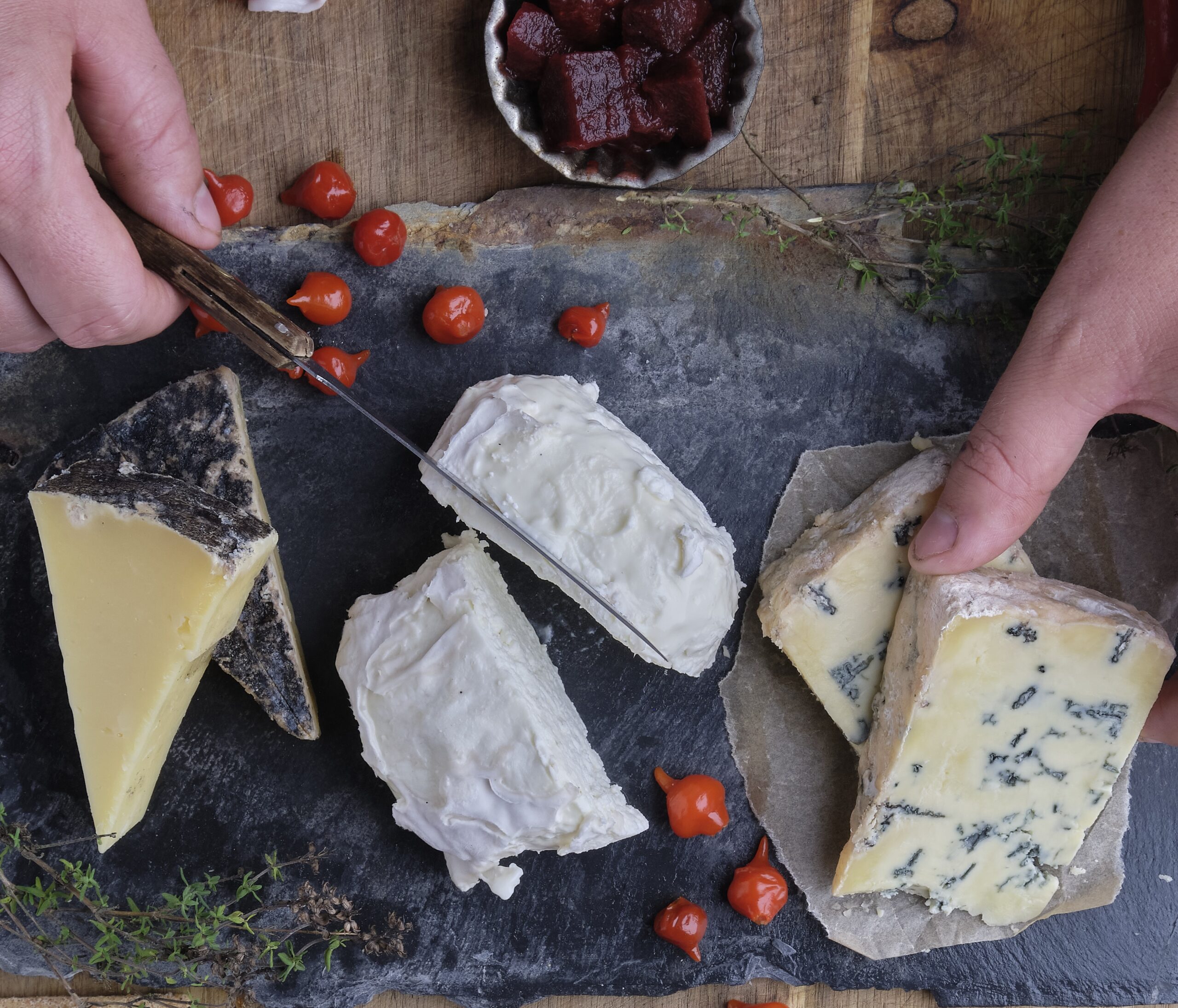 A cheeseboard experience at Dart Mountain Cheese in Derry, Northern Ireland