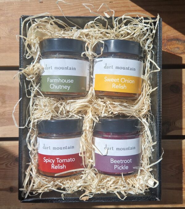 Gift box of Chutney and Relish range by Dart Mountain Cheese