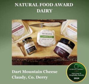 Irish Natural Dairy Award Georgina Campbell Food Awards 2024- Winner