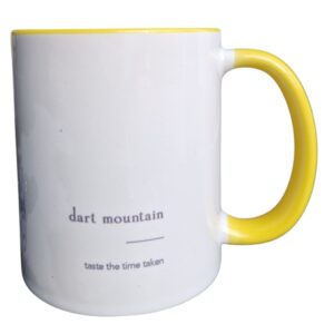Dart Mountain Cheese Mug Yellow